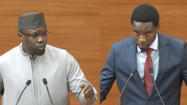 Ousmane Sonko à Pape Djibril Fall : « Vous êtes hors sujet » Ousmane Sonko à Pape Djibril Fall : « Vous êtes hors sujet »