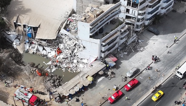 Ngor sous le choc : Un bâtiment s’écroule, deux décès confirmés Ngor sous le choc : Un bâtiment s’écroule, deux décès confirmés