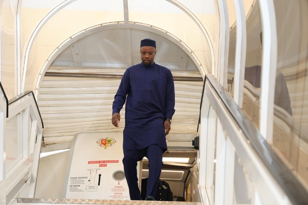 Ousmane Sonko en visite officielle de 48h à Ouagadougou Ousmane Sonko en visite officielle de 48h à Ouagadougou