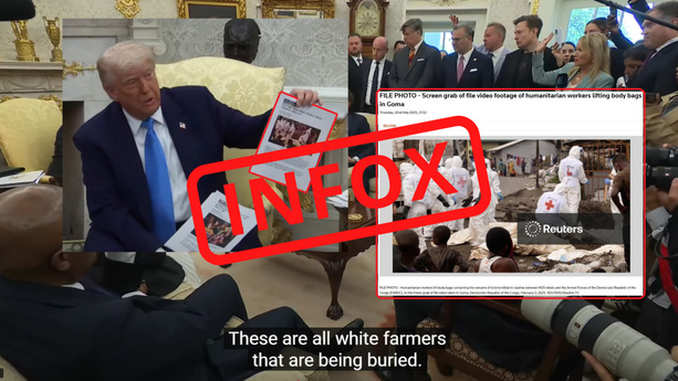 Détournement honteux : Trump utilise une image de Goma (RDC) pour salir l’Afrique du Sud… Détournement honteux : Trump utilise une image de Goma (RDC) pour salir l’Afrique du Sud…