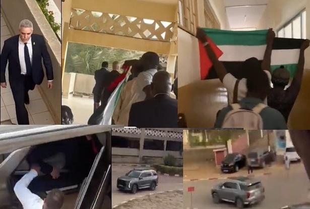 L’ambassadeur d’Israël au Sénégal hué à l’UCAD : Yuval Waks chassé par des étudiants pro-palestiniens