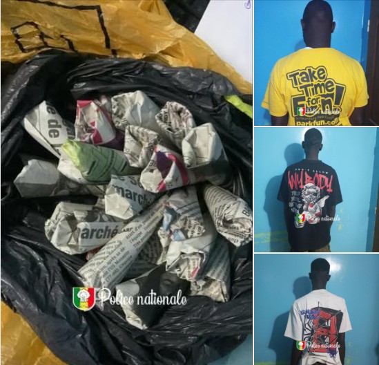 Trafic de drogue à Grand Yoff : trois individus interpellés par la police Trafic de drogue à Grand Yoff : trois individus interpellés par la police