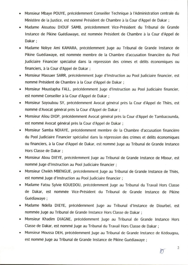 Justice : le Conseil supérieur de la magistrature procède à d’importants changements Justice : le Conseil supérieur de la magistrature procède à d’importants changements