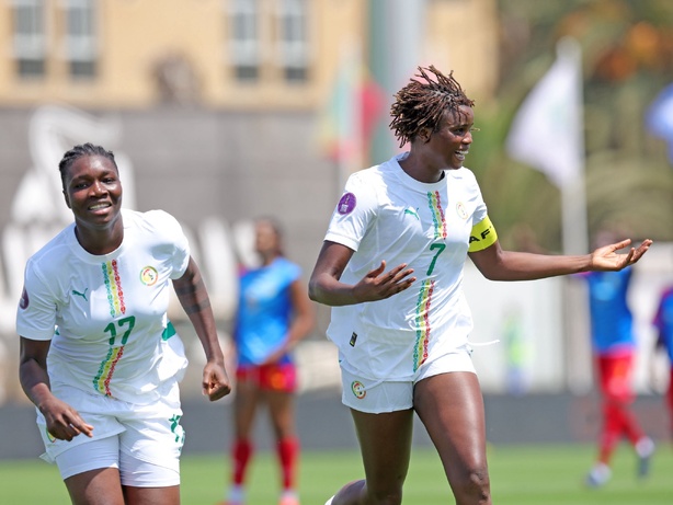 CAN Féminine 2025 : le Sénégal écrase la RDC (4-0) et prend la tête du groupe A CAN Féminine 2025 : le Sénégal écrase la RDC (4-0) et prend la tête du groupe A