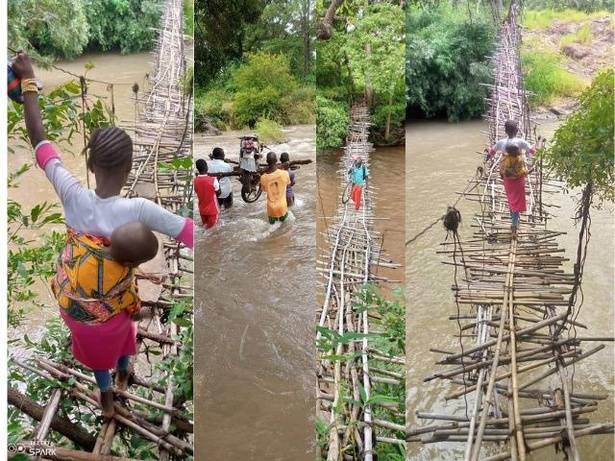 Yéro Nguédo : un pont de fortune menace la sécurité des habitants Yéro Nguédo : un pont de fortune menace la sécurité des habitants