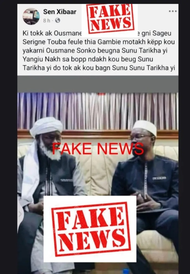 Propos offensants contre le Magal : la photo de Sonko et de l’imam Gassama relancée pour semer la discorde