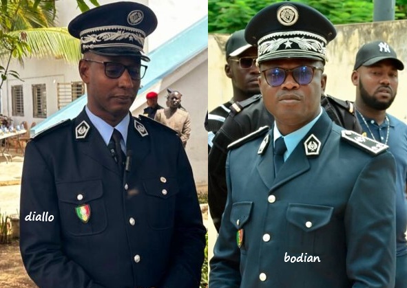 Remaniement à la police : Bodian maintenu à Guédiawaye, Mamadou Lamarana Diallo nommé à l’AIBD.