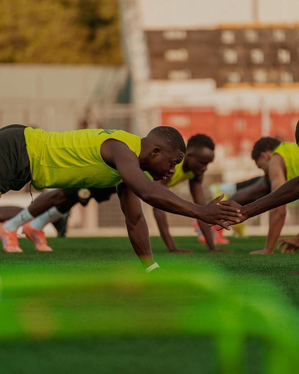 JUBA : Les Lions de la Teranga ont effectué leur deuxième séance d’entraînement cet après-midi