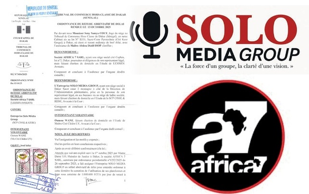 Coup d’arrêt pour le « Group Solo Media » : la justice tranche en faveur d’Africa 7