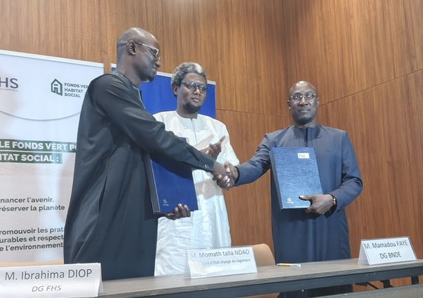 Signature FHS–BNDE : Momath Tall Ndaw acte la transformation du financement du logement social