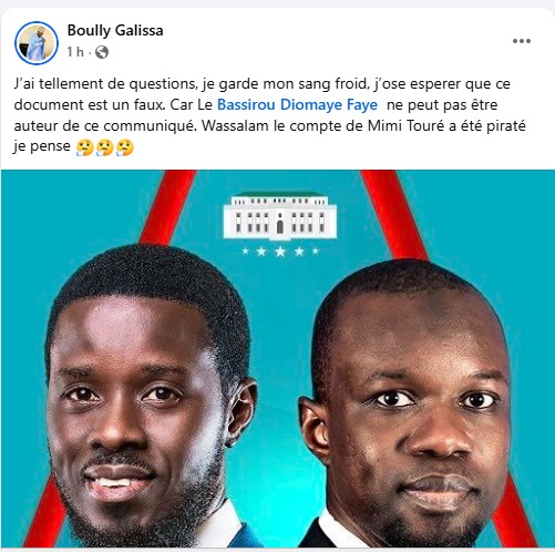 Aminata Touré nommée ? Des doutes émergent sur la validité du document