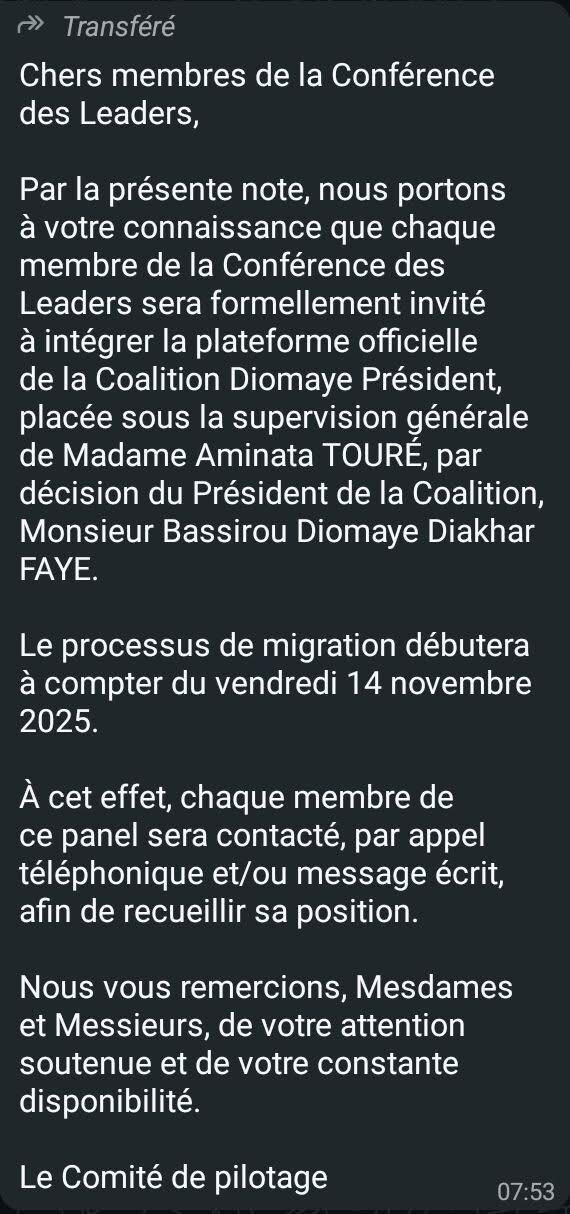 Mouvance présidentielle : Diomaye et Mimi défient le Pastef et lancent une nouvelle plateforme