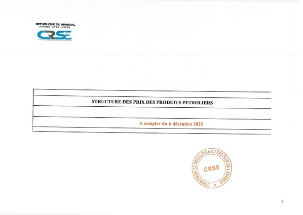 Super, gasoil, butane, fuel… Voici les nouveaux prix fixés par la CRSE Super, gasoil, butane, fuel… Voici les nouveaux prix fixés par la CRSE