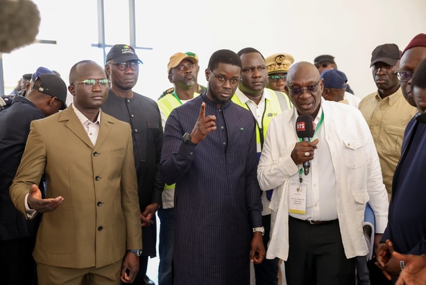  Casamance : Diomaye Faye en visite sur le chantier de l’aéroport de Ziguinchor