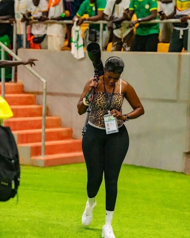CAN au Maroc : Amina Fall, la photographe sénégalaise qui capte tous les regards CAN au Maroc : Amina Fall, la photographe sénégalaise qui capte tous les regards