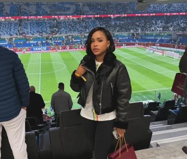 CAN 2025 : Dayalie, épouse d’El Hadj Diouf, fait sensation dans les tribunes