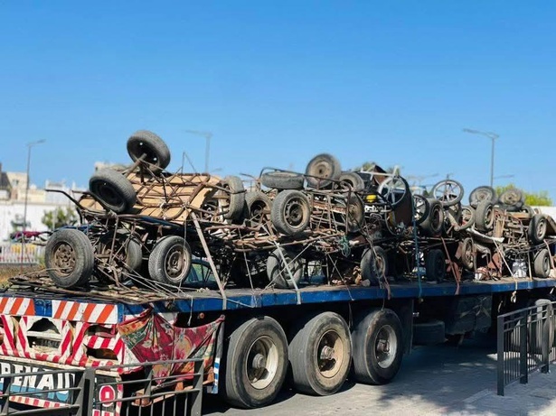 Dakar : saisie de charrettes et chariots lors d’une opération de désencombrement
