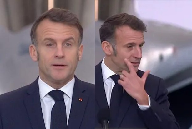 Vœux aux armées : Macron apparaît avec un problème à l’œil Vœux aux armées : Macron apparaît avec un problème à l’œil