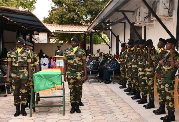 MINUSCA : levée de corps du soldat Cheikh Manga à Dakar