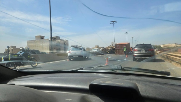 Accident à Rufisque : circulation fortement perturbée avant le péage