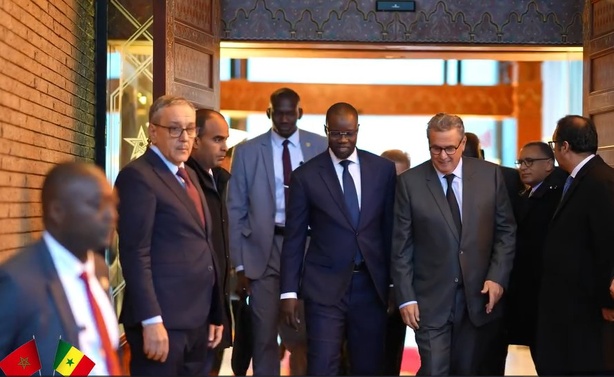 Le Premier ministre Ousmane Sonko est arrivé à Rabat