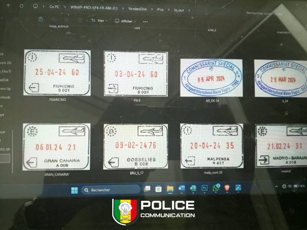 Faux visas et passeports : un important réseau démantelé à Dakar Faux visas et passeports : un important réseau démantelé à Dakar