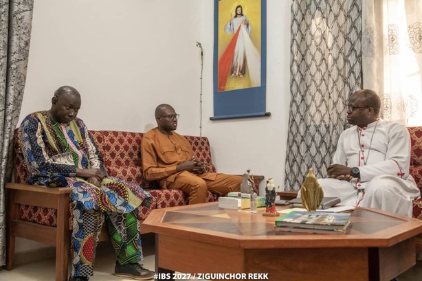 Municipales 2027 : Idrissa Benjamin Sané échange avec l’évêque de Ziguinchor