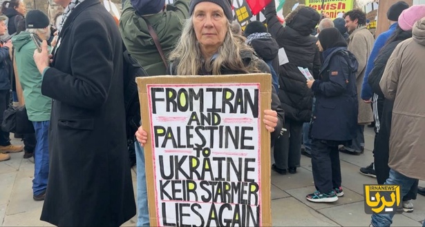 Londres: les images de la manifestation contre la guerre en Iran