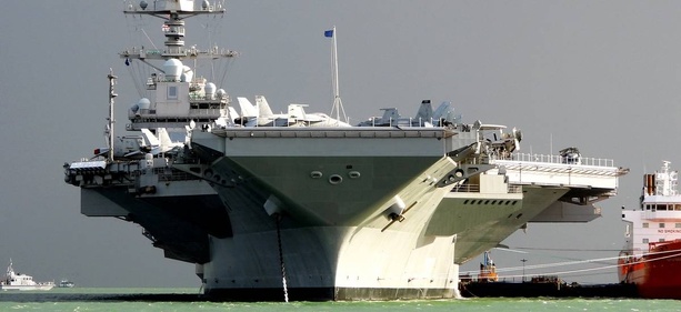 Incendie à bord de l’USS Gerald R. Ford : deux marins blessés Incendie à bord de l’USS Gerald R. Ford : deux marins blessés