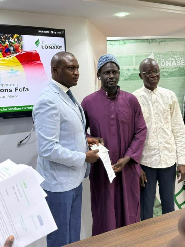 À la veille de la Korité, la LONASE aide les familles des supporters détenus au Maroc