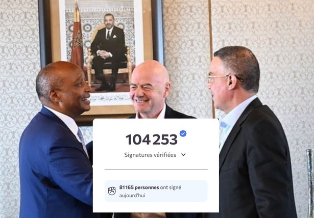 Afrique : plus de 100 000 signatures en 24h pour la dissolution de la CAF Afrique : plus de 100 000 signatures en 24h pour la dissolution de la CAF