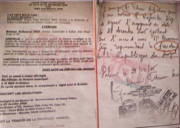 Me Wade- Idrissa Seck: Voici le document, qui confirme le protocole de Rebeuss Me Wade- Idrissa Seck: Voici le document, qui confirme le protocole de Rebeuss