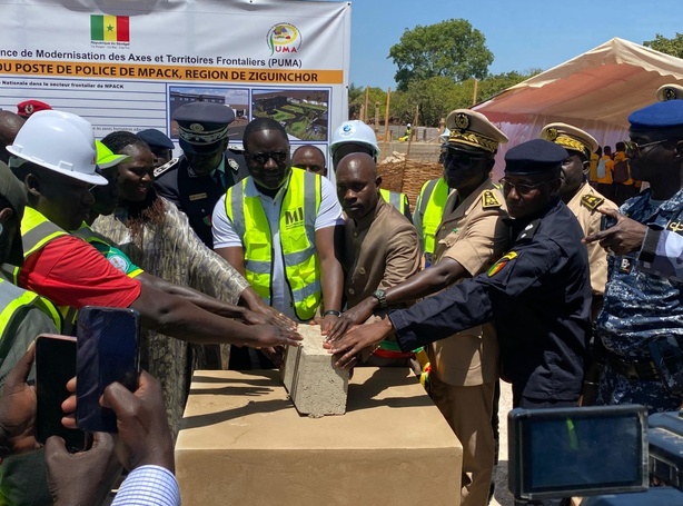 Mpack : Déthie Fall lance les travaux d’un poste frontalier stratégique pour l’intégration sous-régionale