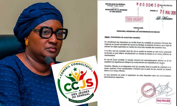 Conseil consultatif des Jeunes : le ministère des Sports interdit le cumul des mandats Conseil consultatif des Jeunes : le ministère des Sports interdit le cumul des mandats