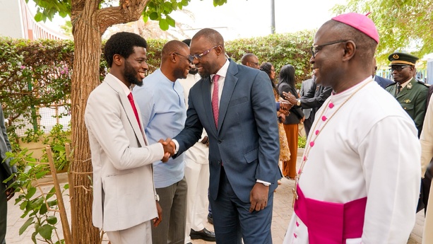 Pèlerinage de Popenguine : Ousmane Sonko reçu par l’Archevêque de Dakar Pèlerinage de Popenguine : Ousmane Sonko reçu par l’Archevêque de Dakar