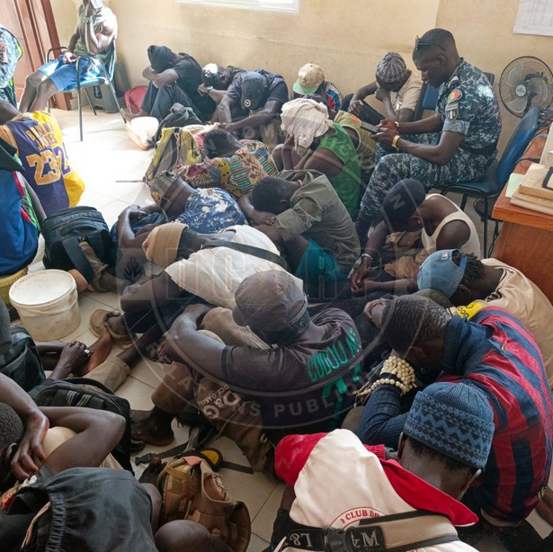 Tentative de migration vers l’Espagne : 66 migrants dont 14 Gambiens arrêtés au large de Saint-Louis