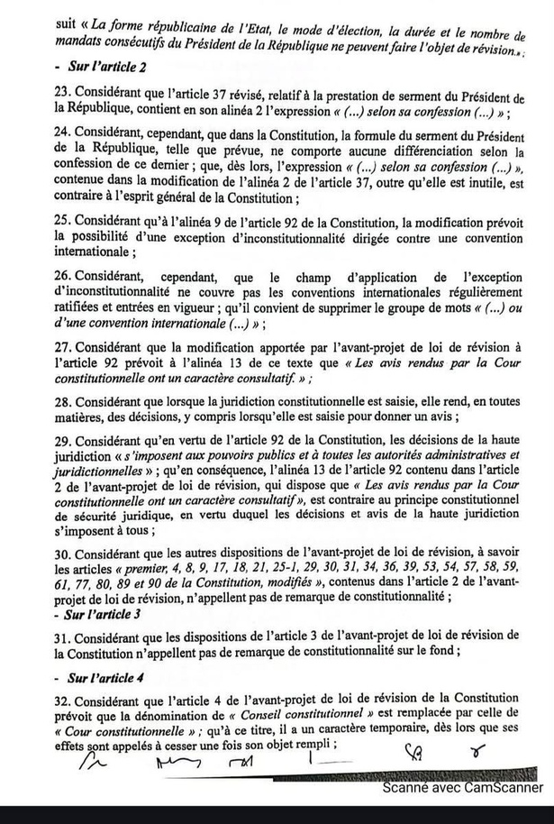 Révision constitutionnelle : le Conseil constitutionnel valide le projet mais exige plusieurs corrections Révision constitutionnelle : le Conseil constitutionnel valide le projet mais exige plusieurs corrections