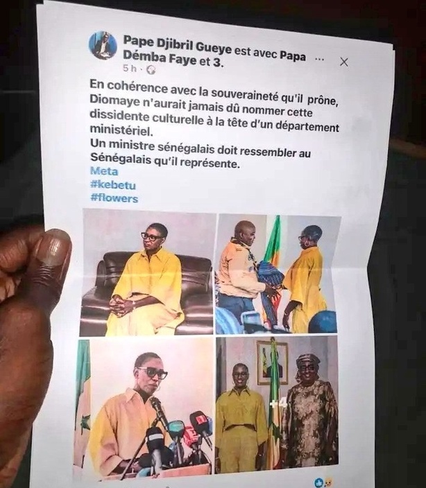 CESTI : un étudiant suspendu après une publication visant une nouvelle ministre de Diomaye CESTI : un étudiant suspendu après une publication visant une nouvelle ministre de Diomaye