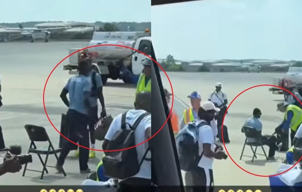 Même ses chaussures ont été inspectées : Pathé Ciss découvre la rigueur des contrôles américains Même ses chaussures ont été inspectées : Pathé Ciss découvre la rigueur des contrôles américains
