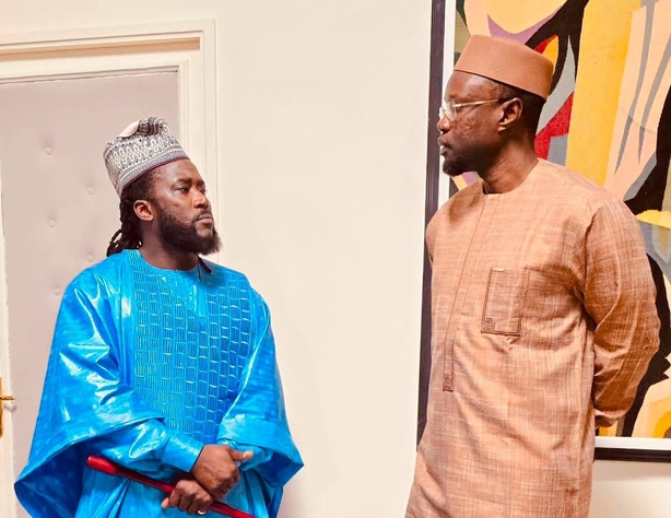 L’artiste guinéen Elie Kamano : « Sonko dou Diomaye » L’artiste guinéen Elie Kamano : « Sonko dou Diomaye »