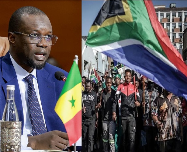 Sonko s'indigne des violences xénophobes en Afrique du Sud: «Ce n'est ni du panafricanisme ni de l'humanisme» Sonko s'indigne des violences xénophobes en Afrique du Sud: «Ce n'est ni du panafricanisme ni de l'humanisme»