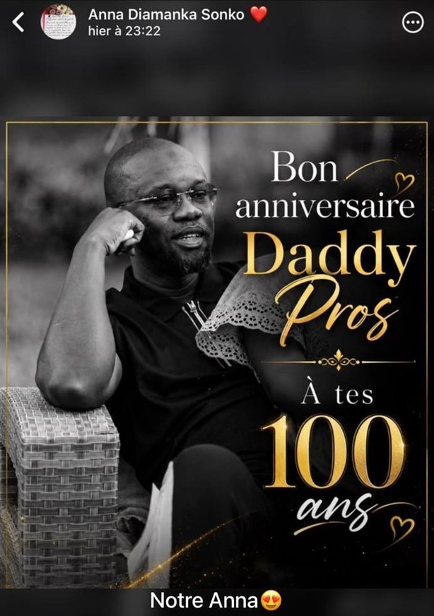Anniversaire d'Ousmane Sonko : le message d'Anna Diamanka fait taire les rumeurs