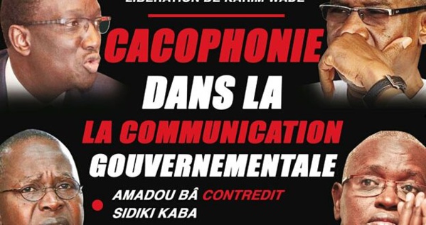 LIBÉRATION DE KARIM WADE: Cacophonie dans la communication gouvernementale LIBÉRATION DE KARIM WADE: Cacophonie dans la communication gouvernementale