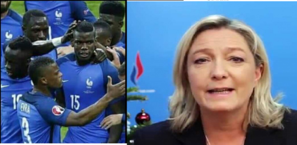 Marine Le Pen « Bravo à la Côte d’Ivoire pour sa victoire 5-2 contre l’Islande »