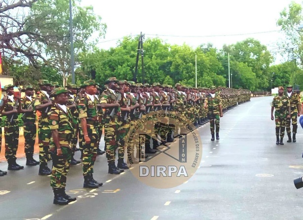 MICEGA : un nouveau détachement sénégalais de 618 militaires prêt à être déployé en Gambie