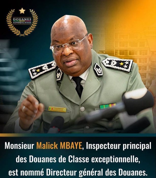 Douanes : le nouveau commandement autour de l’inspecteur Malick Mbaye