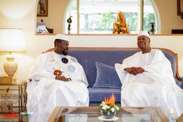 À huis clos avec Doumbouya : Ouattara aborde l’ECO et la crise politique guinéenne À huis clos avec Doumbouya : Ouattara aborde l’ECO et la crise politique guinéenne