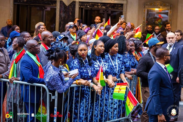 ONU : forte mobilisation des soutiens de Mamadi Doumbouya à New York ONU : forte mobilisation des soutiens de Mamadi Doumbouya à New York