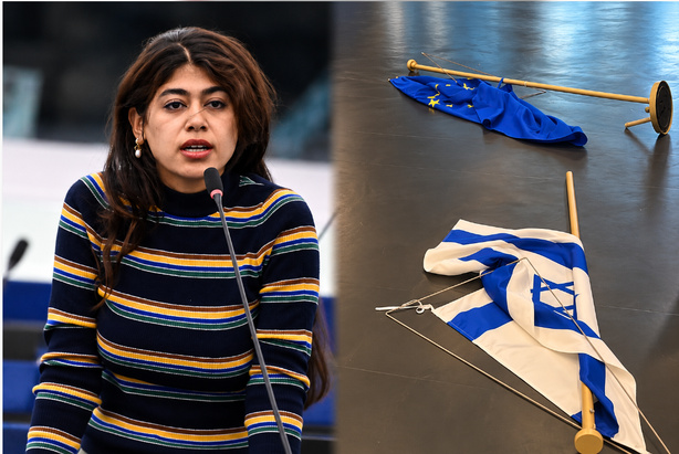 Parlement européen : Rima Hassan accusée d’avoir renversé les drapeaux israélien et européen Parlement européen : Rima Hassan accusée d’avoir renversé les drapeaux israélien et européen