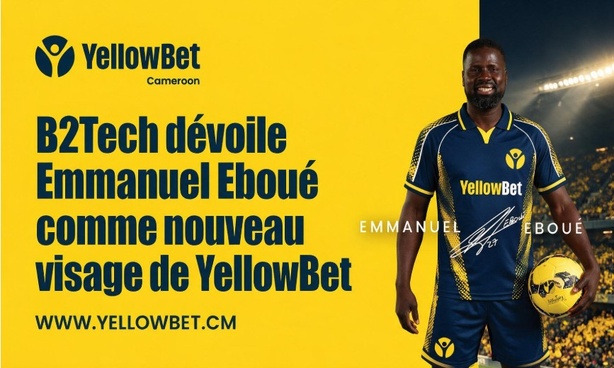B2Tech dévoile Emmanuel Eboué comme nouveau visage de YellowBet B2Tech dévoile Emmanuel Eboué comme nouveau visage de YellowBet